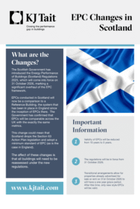 EPC Changes in Scotland