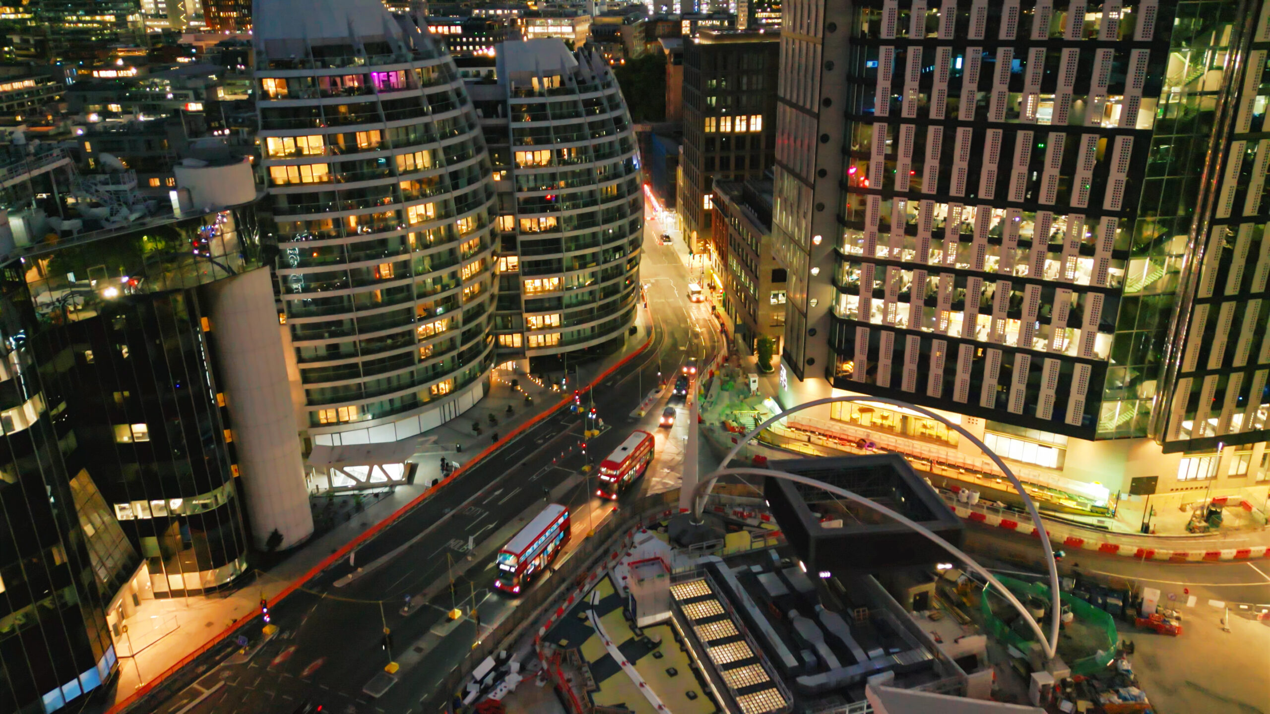 Commercial buildings and offices representing ESOS Phase 4 compliance, energy audits and energy management for large UK organisations
