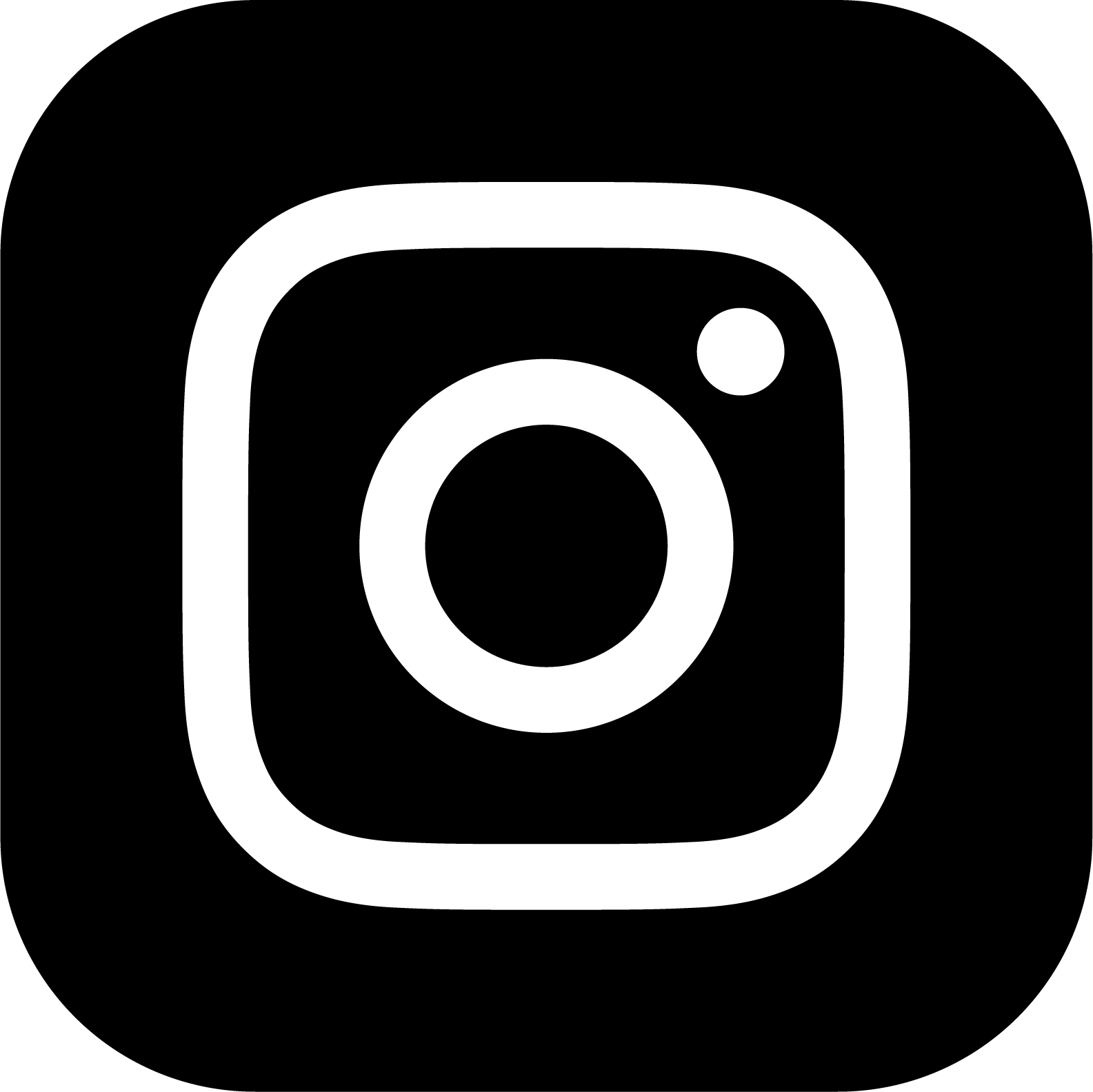 Instagram logo in black and white